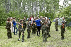 Открытие палаточного лагеря Военно-Патриотического клуба «Родина» на Святом Ключе