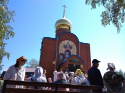 Крестный ход "За духовное возрождение России" состоялся в Искитимской епархии